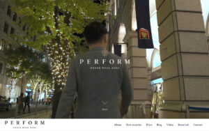 神戸のオーダースーツPerform/Five one 神戸｜ウェブサイト制作